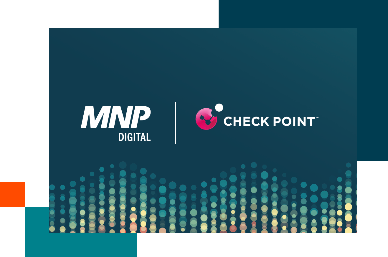 MNP Digital and Check Point logos