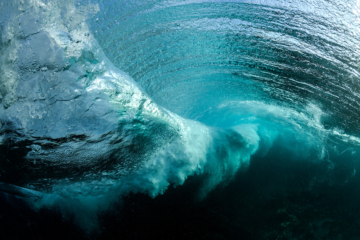 underwater wave vortex