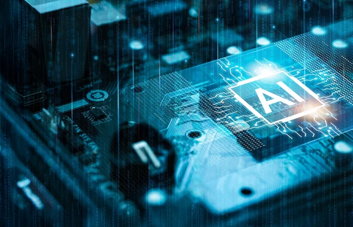 AI written ona computer chip