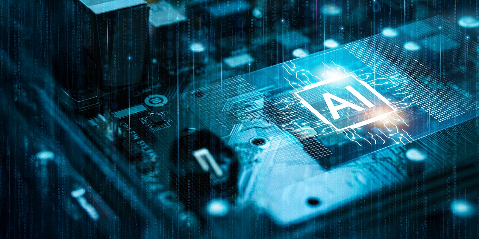 AI written ona computer chip