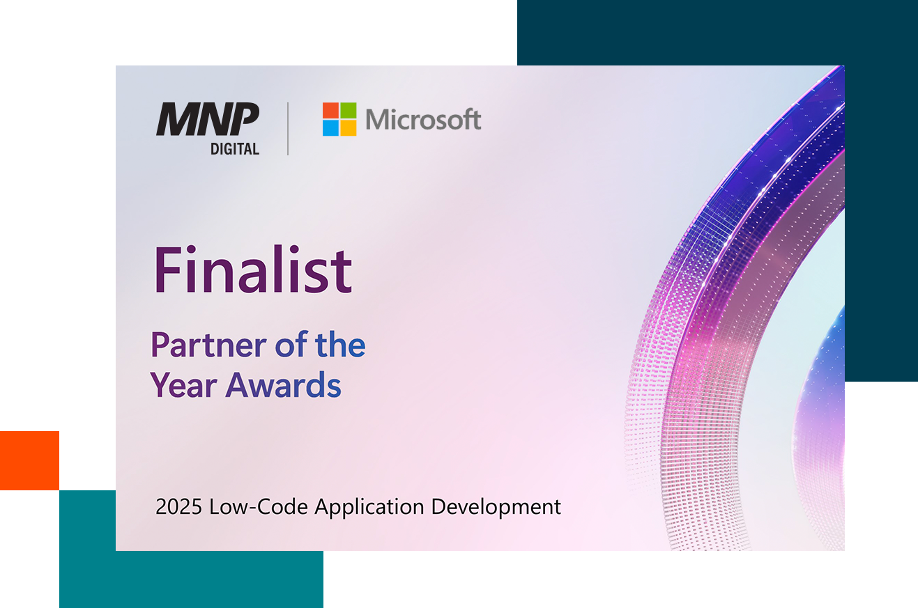 MNP Digital recognized as a global finalist for 2025 Low-Code Application Development Microsoft Partner of the Year