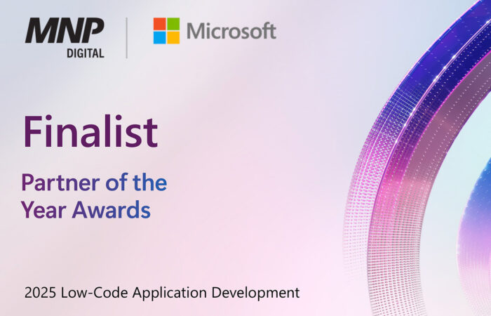 MNP Digital recognized as a global finalist for 2025 Low-Code Application Development Microsoft Partner of the Year