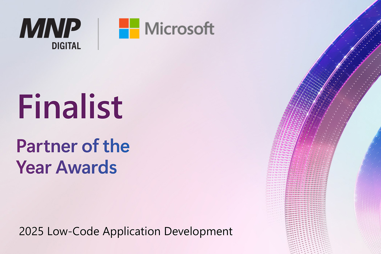 MNP Digital recognized as a global finalist for 2025 Low-Code Application Development Microsoft Partner of the Year